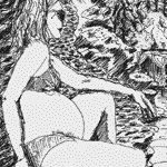 Крит, Агия Пелагия, лето 2015, чернильная ручка