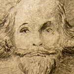 Карандашный рисунок с портрета голландского художника Абрахама Де Врис