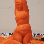 Carrotic! Скульптура из моркови, первый опыт