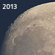 Луна / sky watcher 709 barlow2x canon 550 в 2013